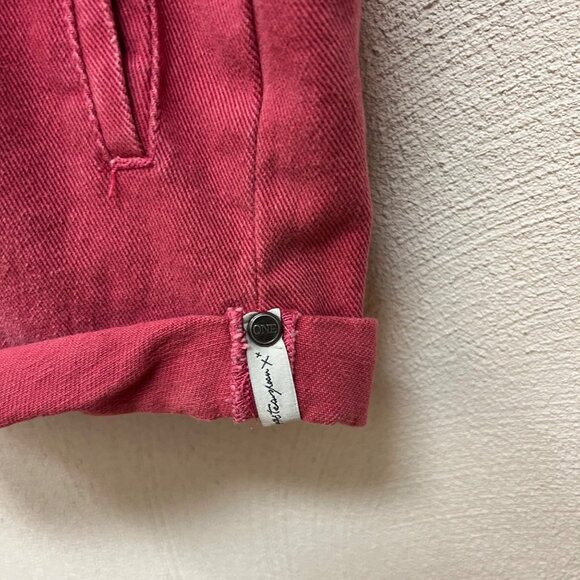 Free People X Oneteaspoon Girl's Braxton Mini Utility Jumpsuit In Pink Sz 12-14 - Picture 4 of 9